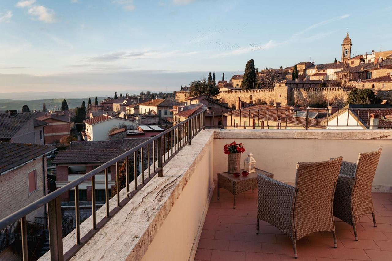 산퀴리코도르시아 Il Trabucco E La Terrazza Della Val D' Orcia 아파트 외부 사진